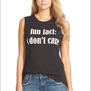 "Fun fact: I dont care" Tank!!